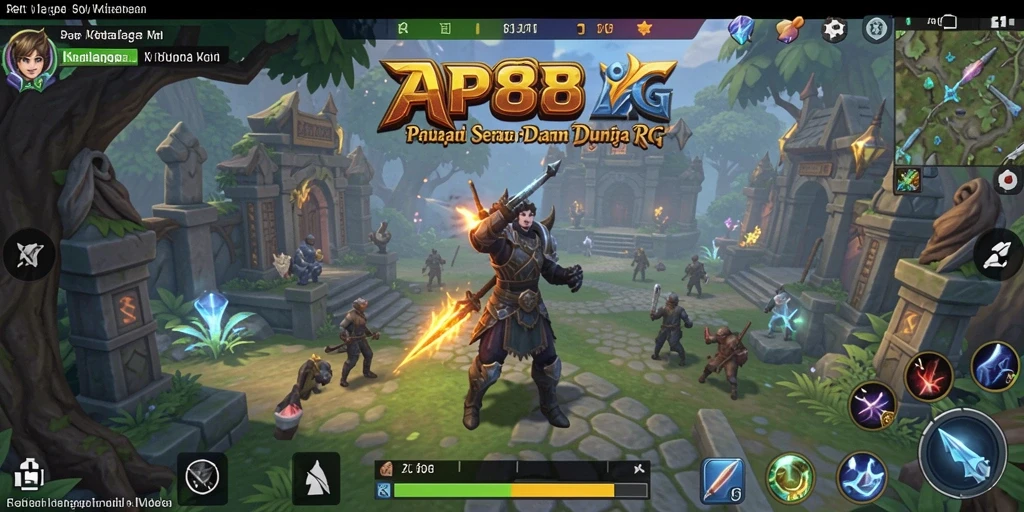 Tampilan gameplay <strong>API88</strong> yang menakjubkan dalam petualangan RPG.