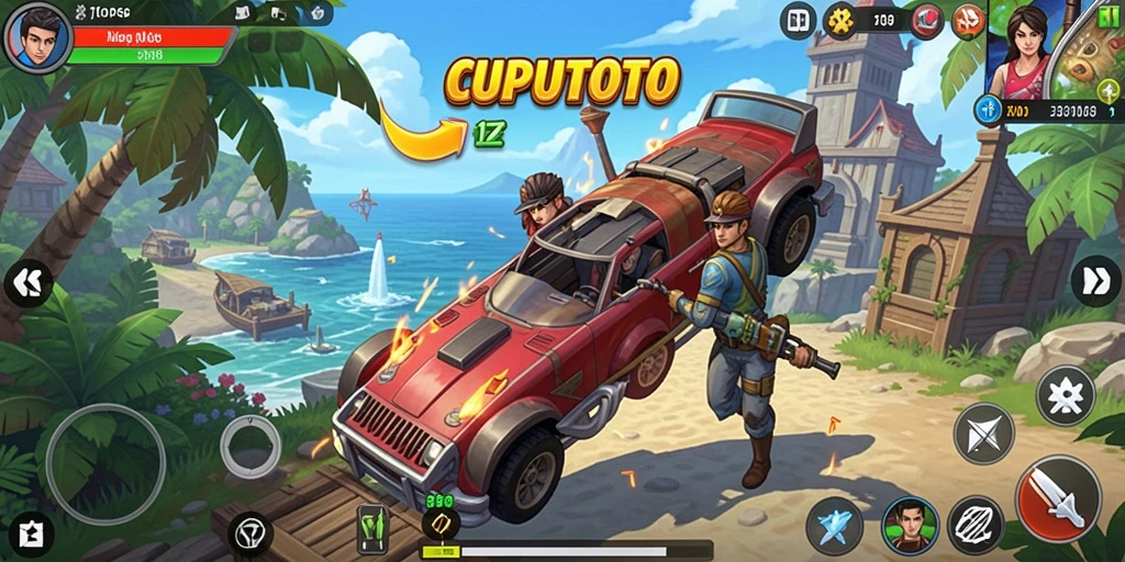 Tampilan gameplay CUPUTOTO yang mendebarkan dan penuh strategi.
