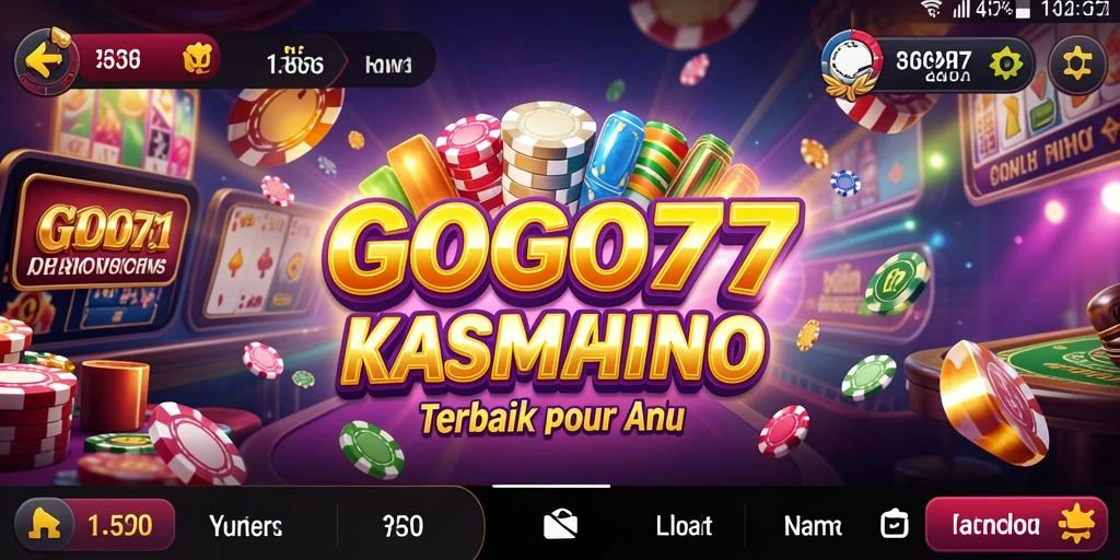Screenshot utama GOGO77 menampilkan gameplay seru Kasino.