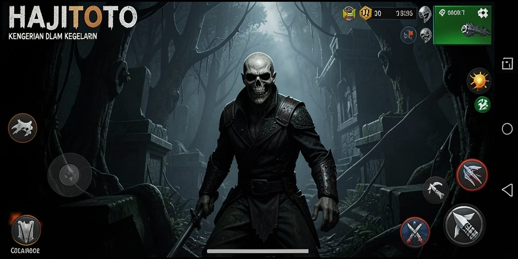 Tangkapan layar menunjukkan momen menegangkan dalam gameplay Horror.