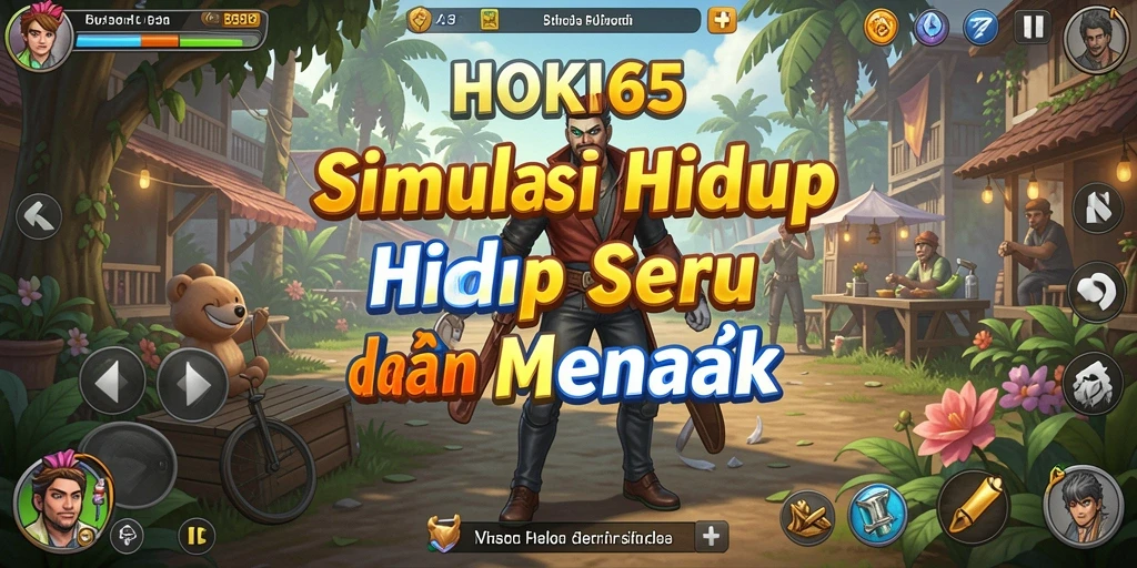 Screenshot HOKI65 menampilkan gameplay menarik dalam simulasi kehidupan.