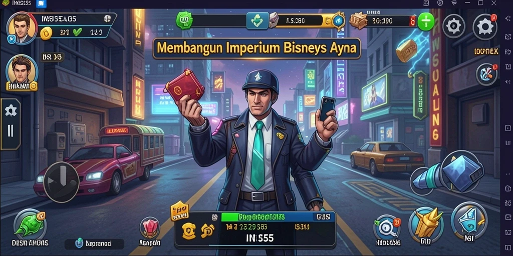 Screenshot game INS55 menampilkan dinamika gameplay Tycoon.