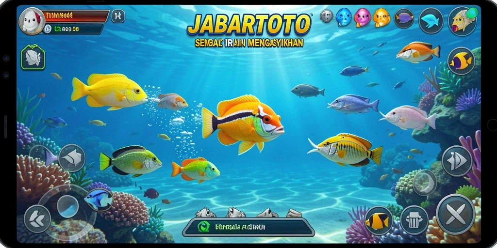 Screenshot JABARTOTO menampilkan aksi tembak ikan yang mendebarkan.