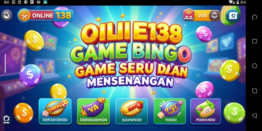 Tampilan gameplay Bingo yang menarik dan interaktif.