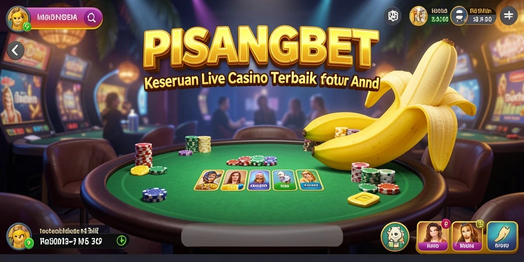 Tampilan gameplay menarik di PISANGBET dengan dealer langsung.