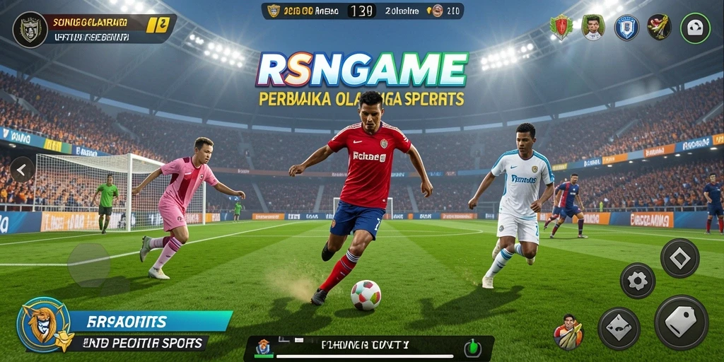 Tampilan gameplay menarik RSNGAME yang menampilkan aksi olahraga.