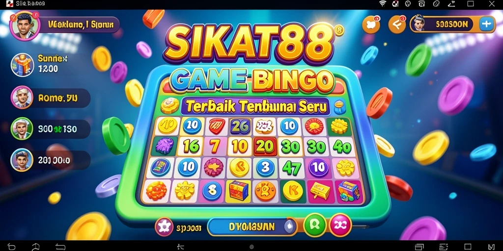Gameplay seru dan interaktif dalam SIKAT88 Bingo.