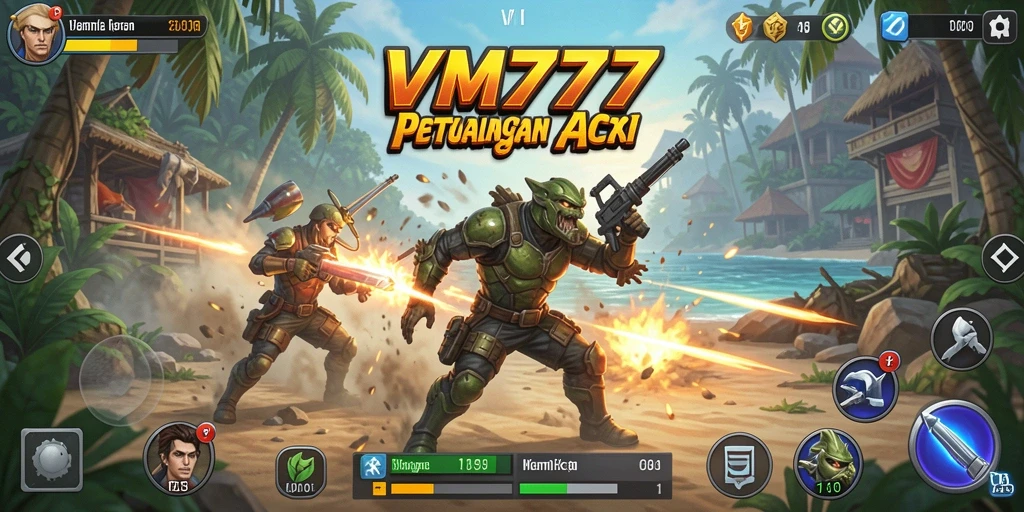 Menampilkan gameplay menegangkan dari VM777 dengan aksi yang mengesankan.