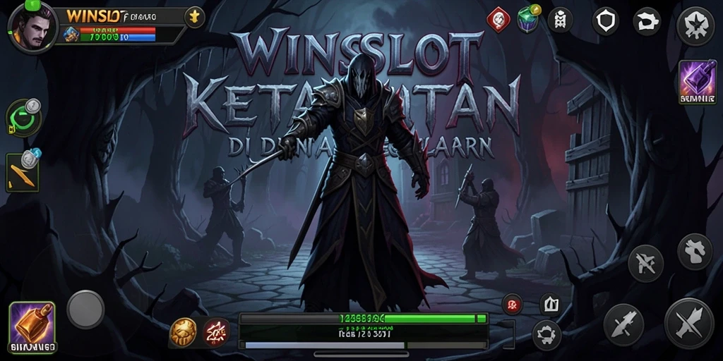 Screenshot utama WINSLOT menampilkan suasana mencekam dan gameplay yang mendebarkan.